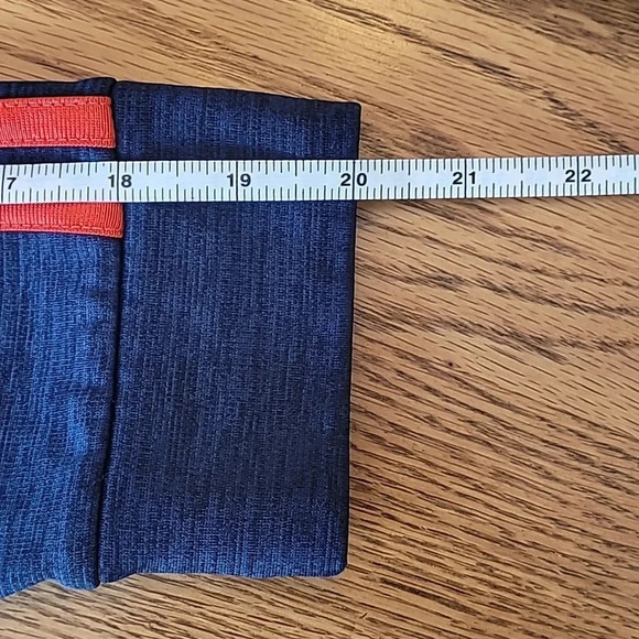 Adidas Boys 10/12 hoodie sweater blue with orange writing and stripes LOT I - Picture 8 of 8